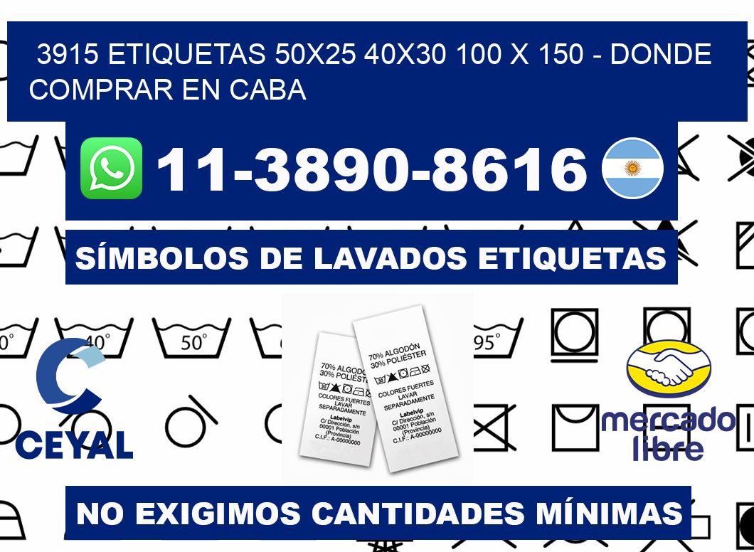 3915 etiquetas 50x25 40x30 100 x 150 - Donde Comprar en Caba