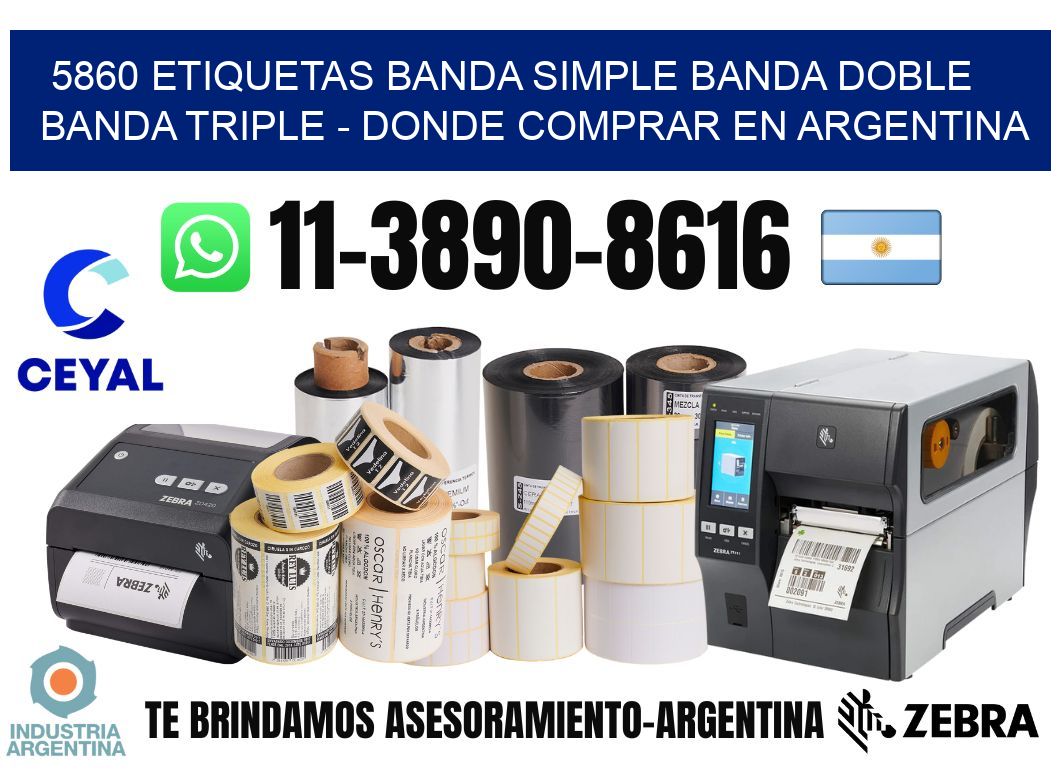 5860 etiquetas banda simple banda doble banda triple - Donde Comprar en Argentina