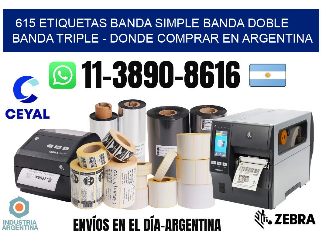615 etiquetas banda simple banda doble banda triple - Donde Comprar en Argentina