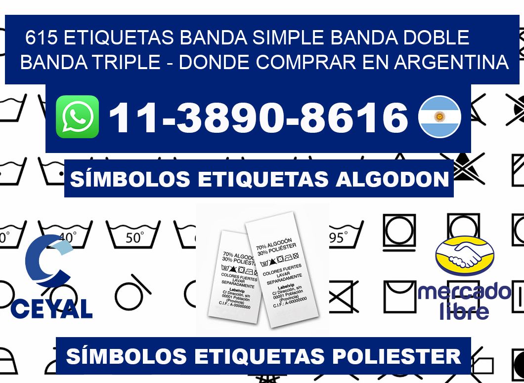 615 etiquetas banda simple banda doble banda triple - Donde Comprar en Argentina