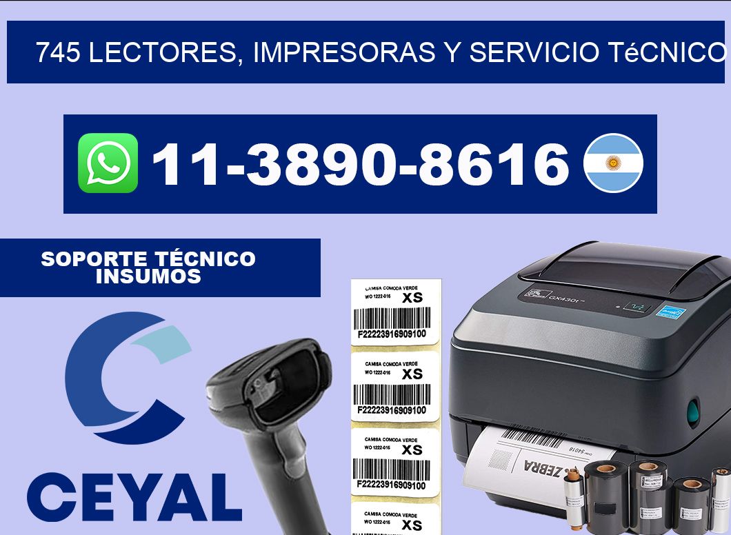 745 Lectores, Impresoras y Servicio Técnico