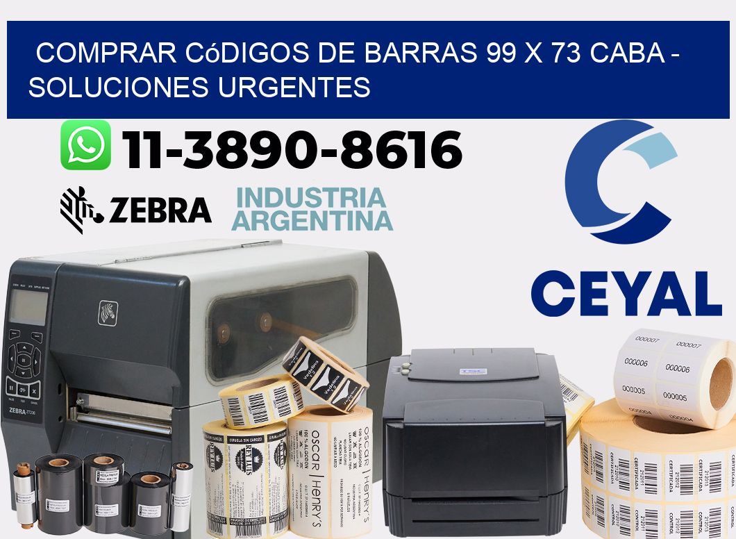 Comprar códigos de barras 99 x 73 CABA - soluciones urgentes