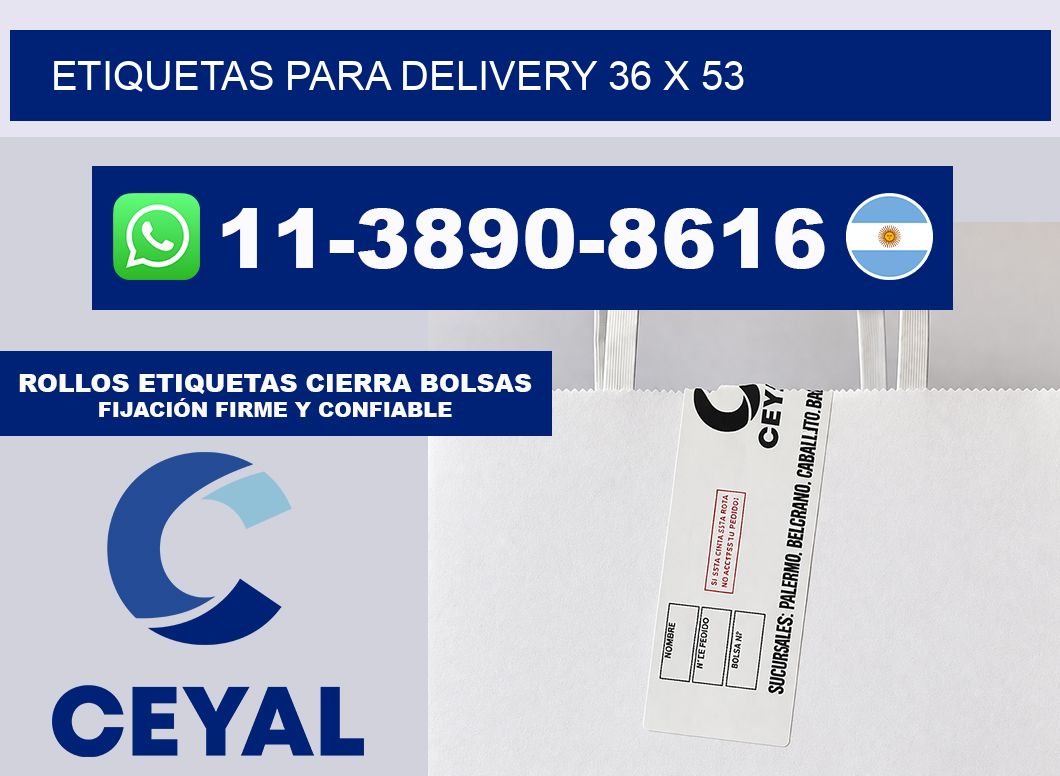 ETIQUETAS PARA DELIVERY 36 x 53