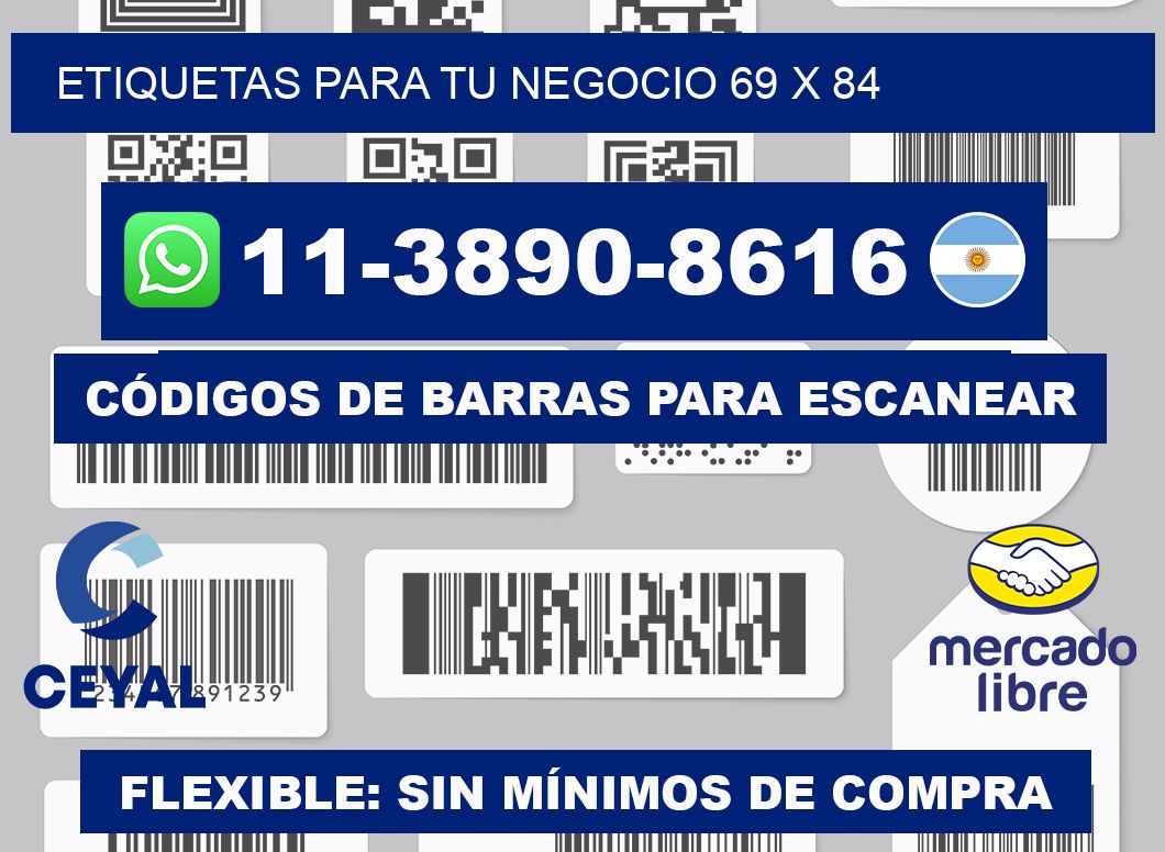 Etiquetas para tu negocio 69 x 84