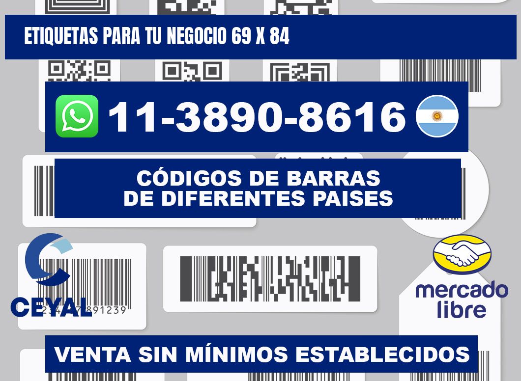 Etiquetas para tu negocio 69 x 84