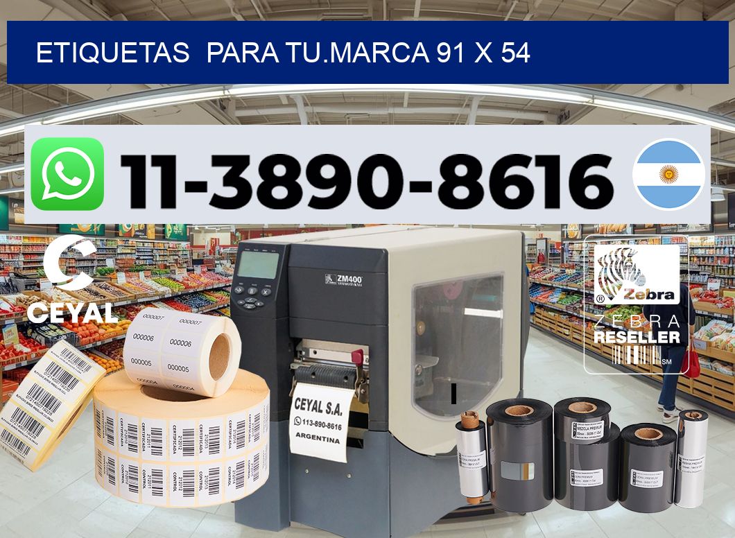 Etiquetas  para tu.marca 91 x 54