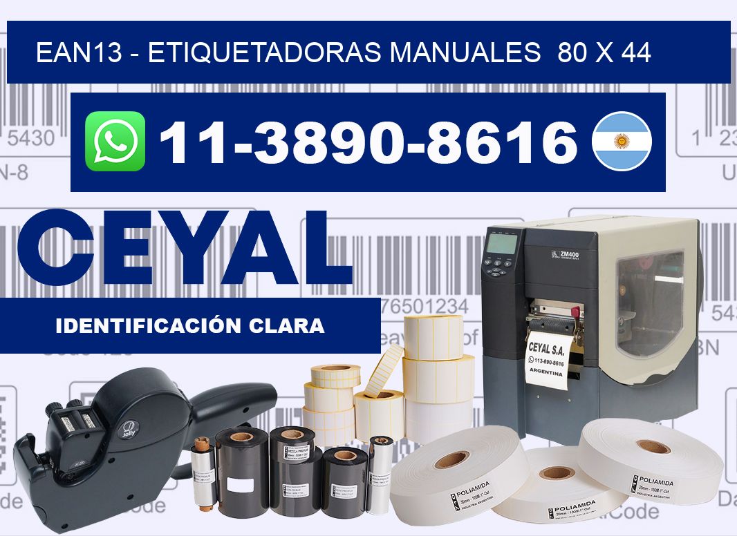 ean13 – Etiquetadoras Manuales  80 x 44