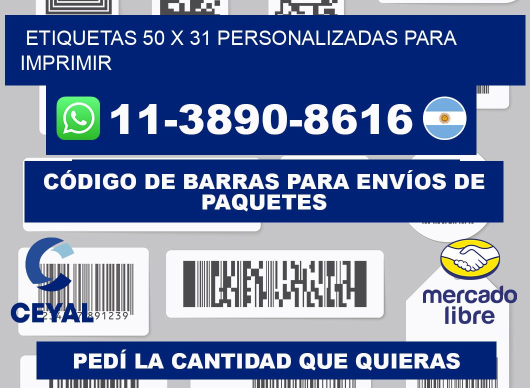 etiquetas 50 x 31 personalizadas para imprimir