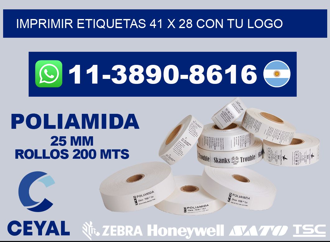 imprimir etiquetas 41 x 28 con tu logo