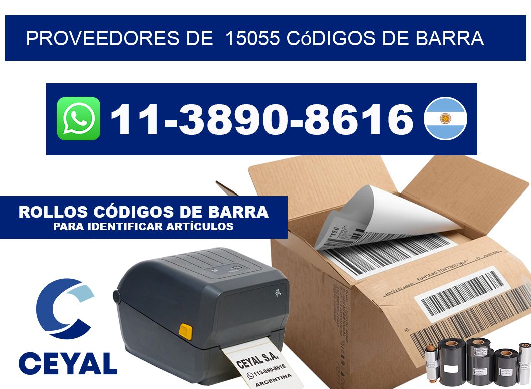 Proveedores de  15055 códigos de barra