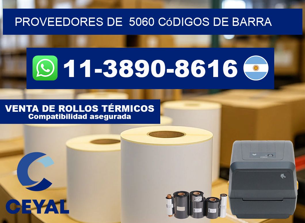 Proveedores de  5060 códigos de barra