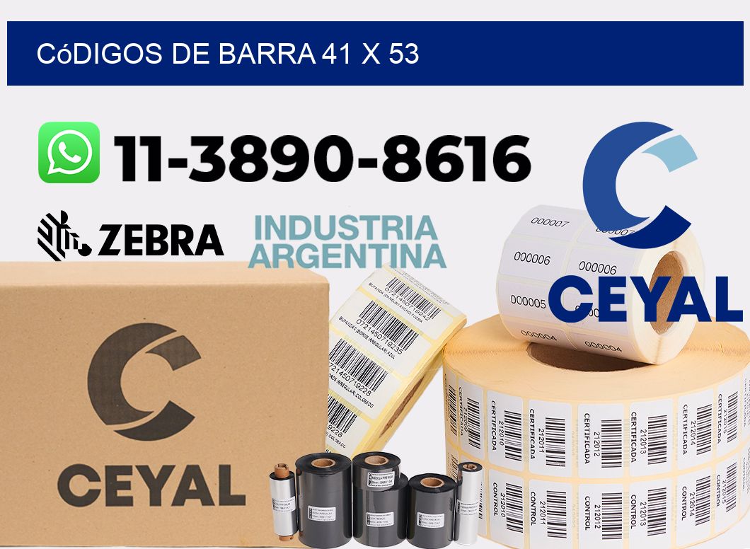 códigos de barra 41 x 53