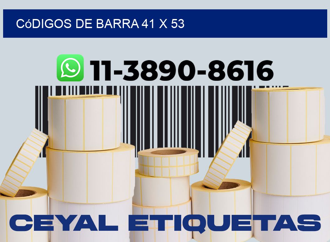 códigos de barra 41 x 53