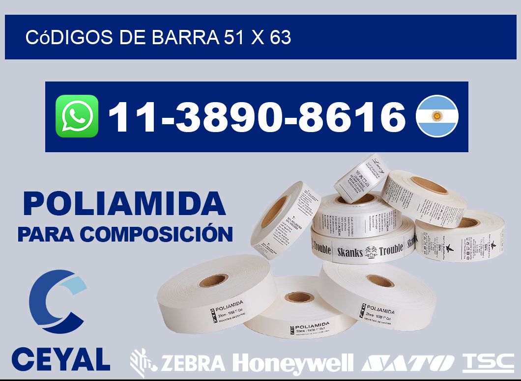 códigos de barra 51 x 63