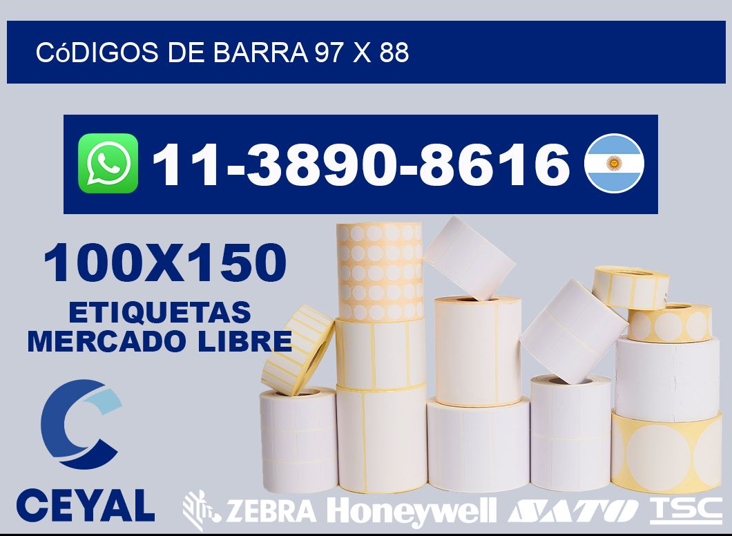 códigos de barra 97 x 88