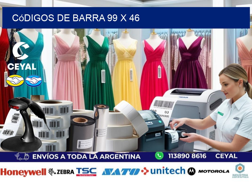códigos de barra 99 x 46