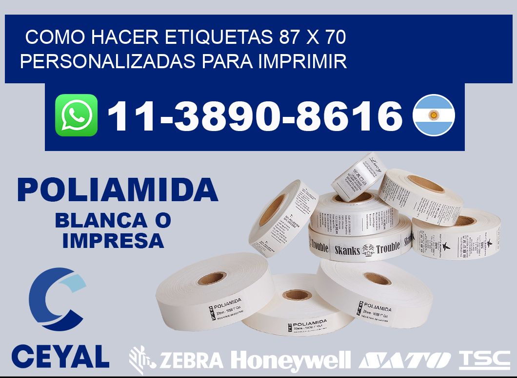 como hacer etiquetas 87 x 70 personalizadas para imprimir