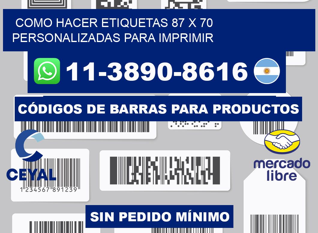 como hacer etiquetas 87 x 70 personalizadas para imprimir