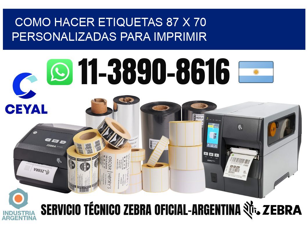 como hacer etiquetas 87 x 70 personalizadas para imprimir
