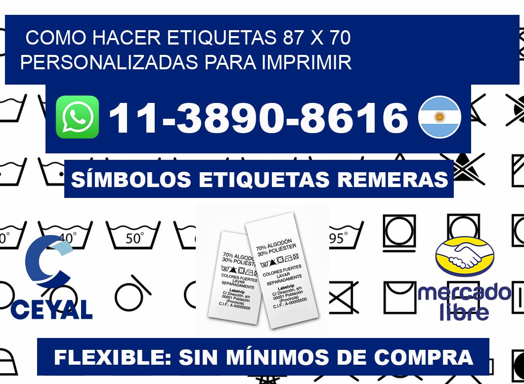 como hacer etiquetas 87 x 70 personalizadas para imprimir
