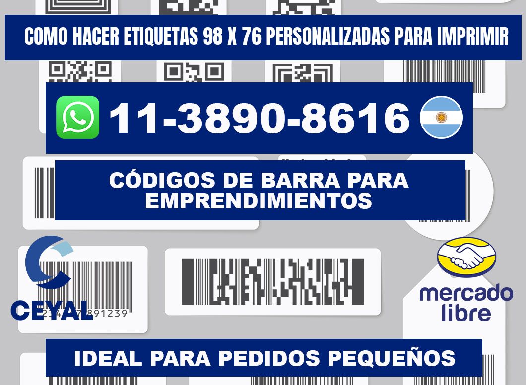 como hacer etiquetas 98 x 76 personalizadas para imprimir