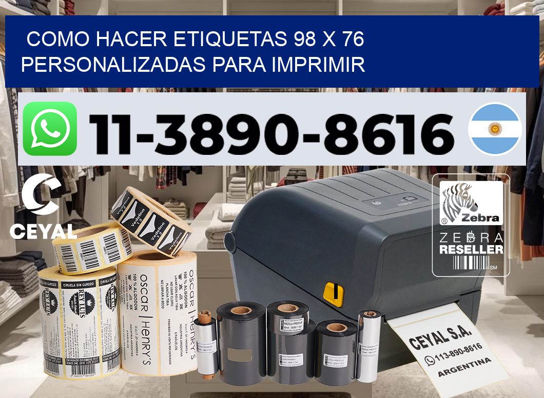 como hacer etiquetas 98 x 76 personalizadas para imprimir