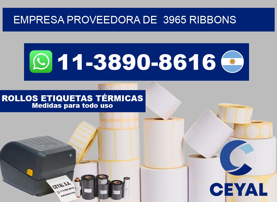 empresa proveedora de  3965 ribbons