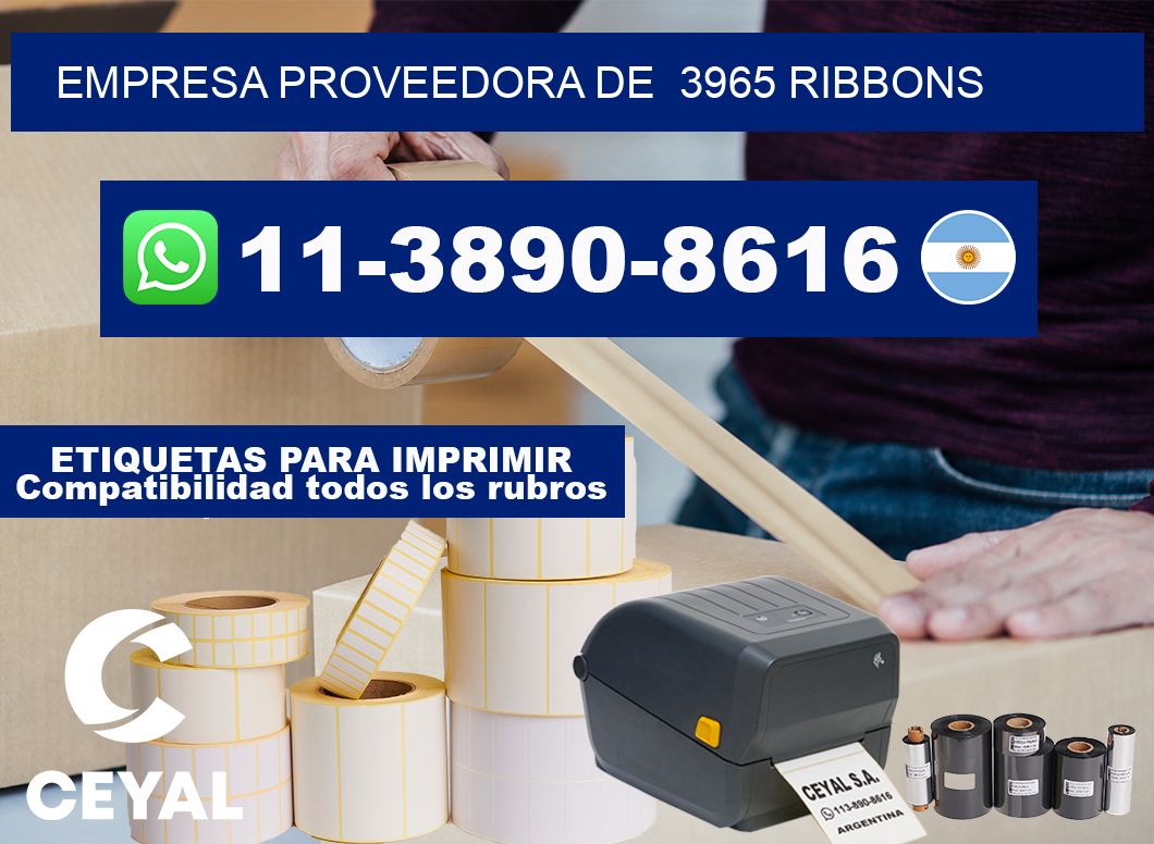 empresa proveedora de 3965 ribbons