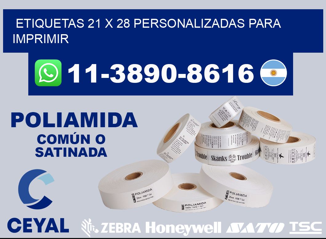 etiquetas 21 x 28 personalizadas para imprimir
