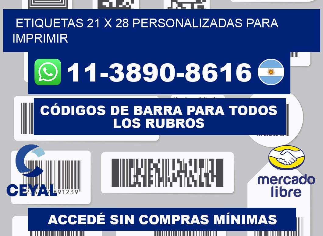 etiquetas 21 x 28 personalizadas para imprimir
