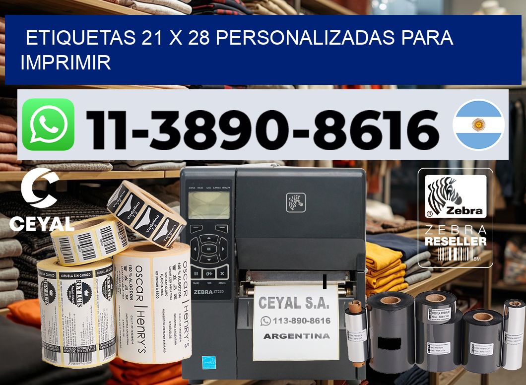 etiquetas 21 x 28 personalizadas para imprimir