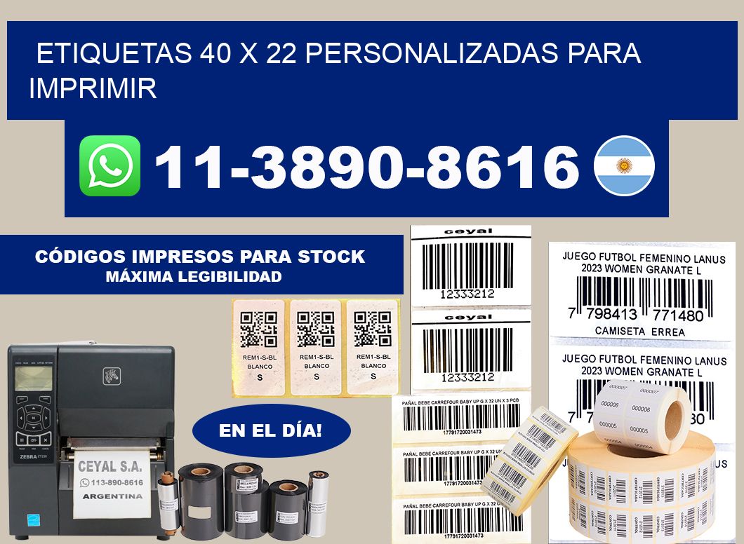 etiquetas 40 x 22 personalizadas para imprimir