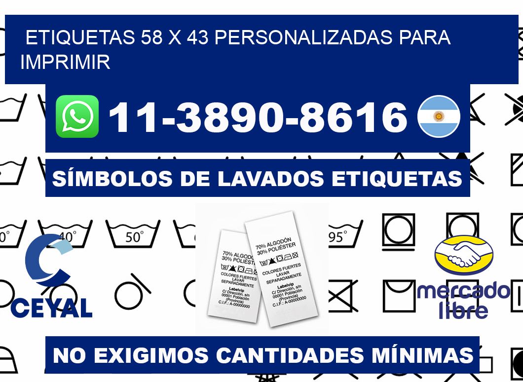 etiquetas 58 x 43 personalizadas para imprimir