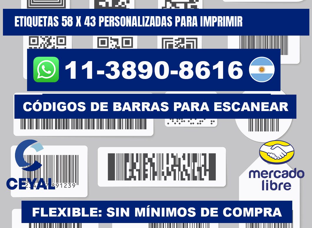 etiquetas 58 x 43 personalizadas para imprimir