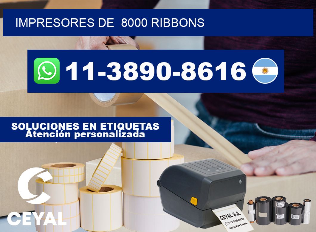 impresores de 8000 ribbons