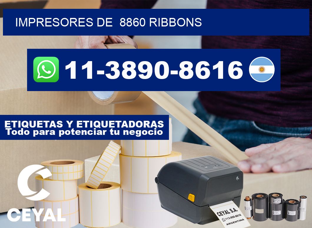 impresores de 8860 ribbons