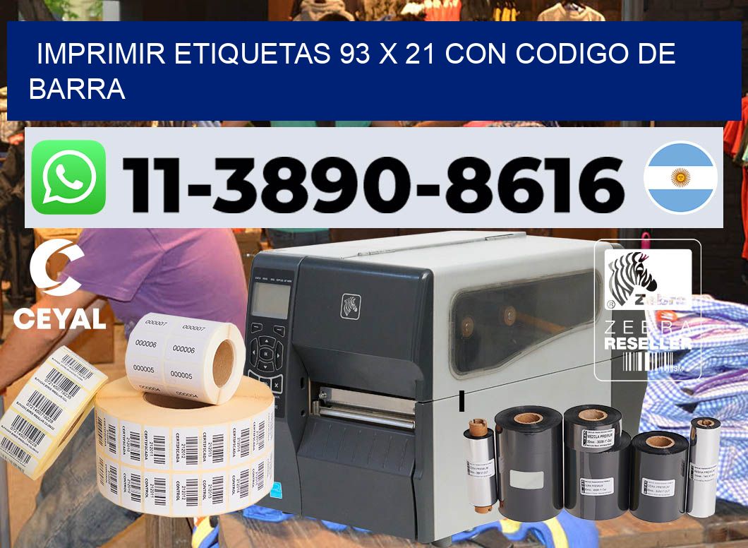 imprimir etiquetas 93 x 21 con codigo de barra