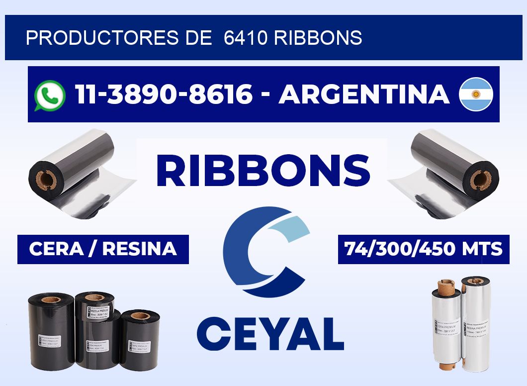 productores de 6410 ribbons