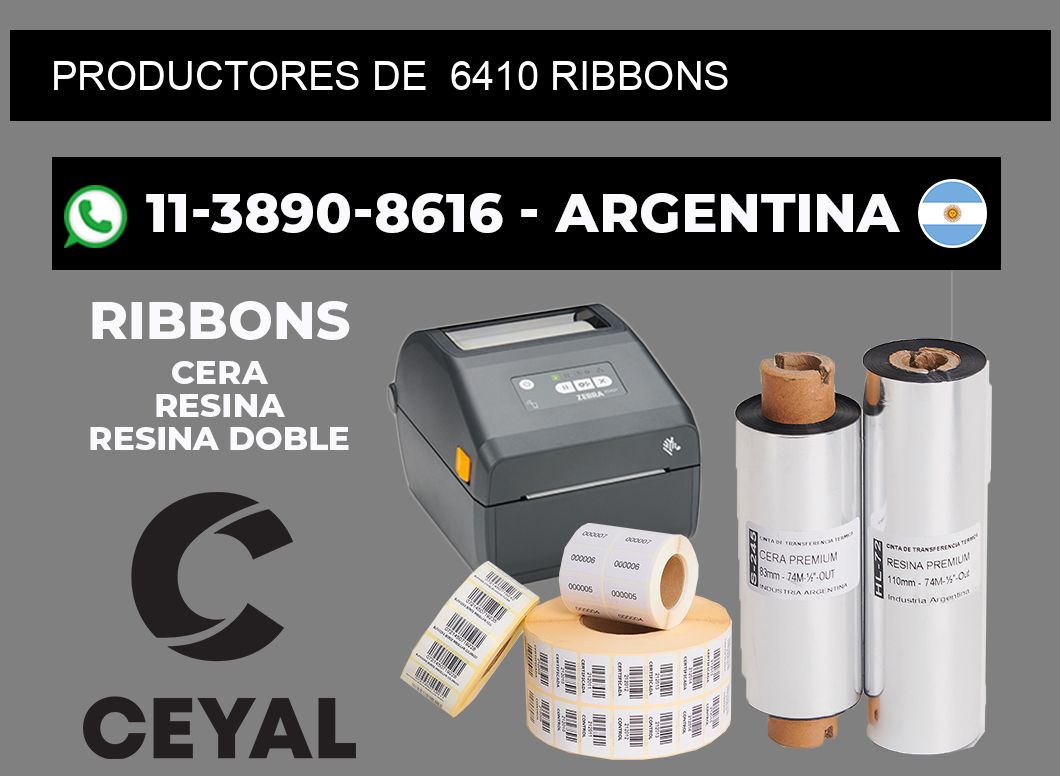 productores de 6410 ribbons