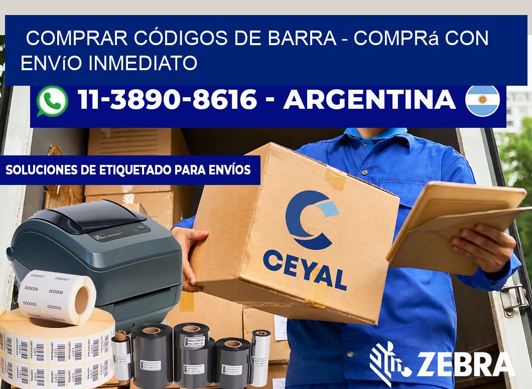 COMPRAR CÓDIGOS DE BARRA – Comprá con envío inmediato