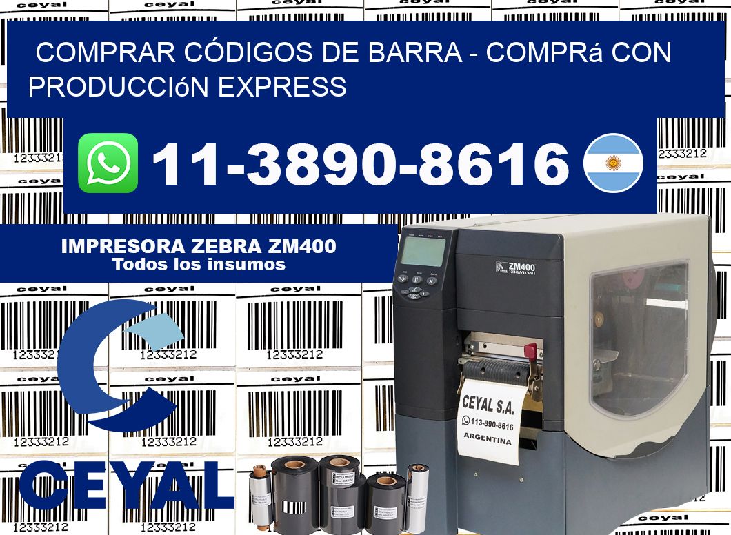 COMPRAR CÓDIGOS DE BARRA – Comprá con producción express