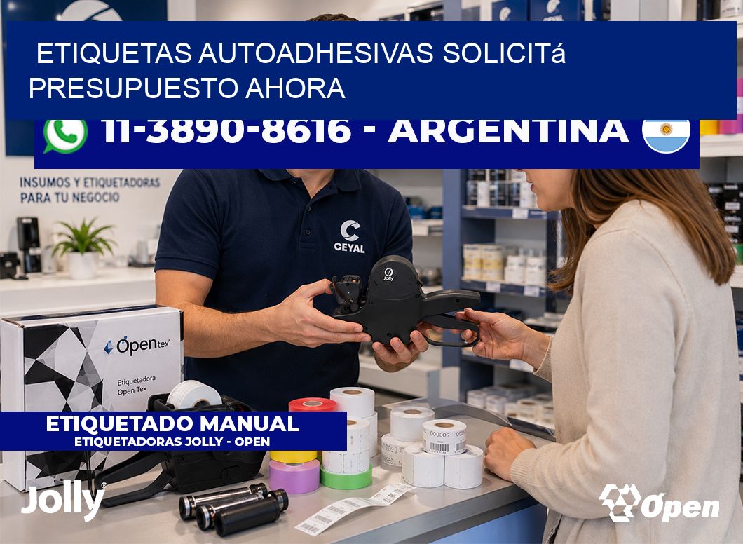 ETIQUETAS AUTOADHESIVAS Solicitá presupuesto ahora