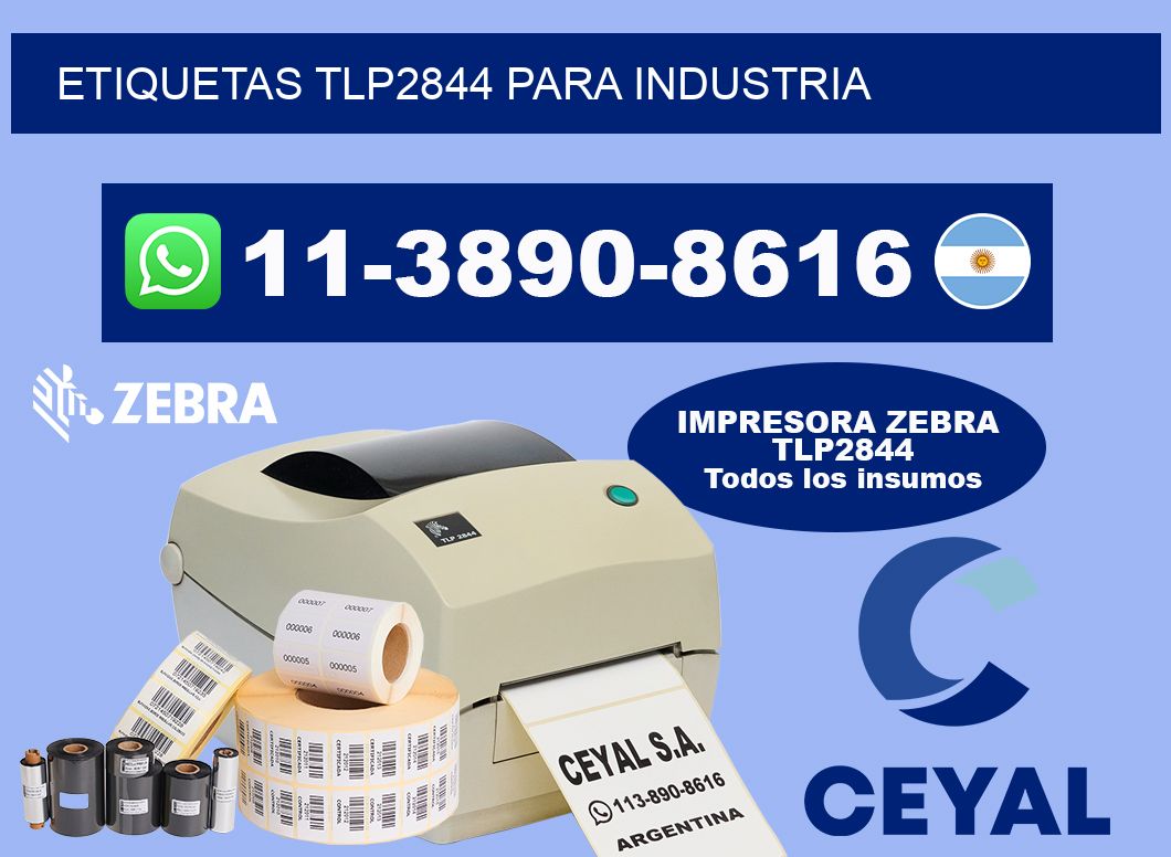 ETIQUETAS TLP2844 para industria