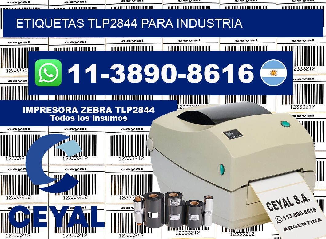 ETIQUETAS TLP2844 para industria