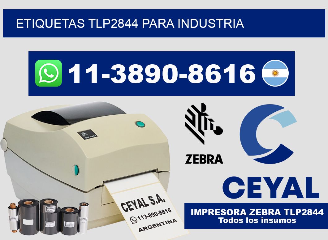 ETIQUETAS TLP2844 para industria