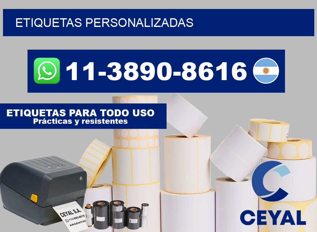 ETIQUETAS personalizadas