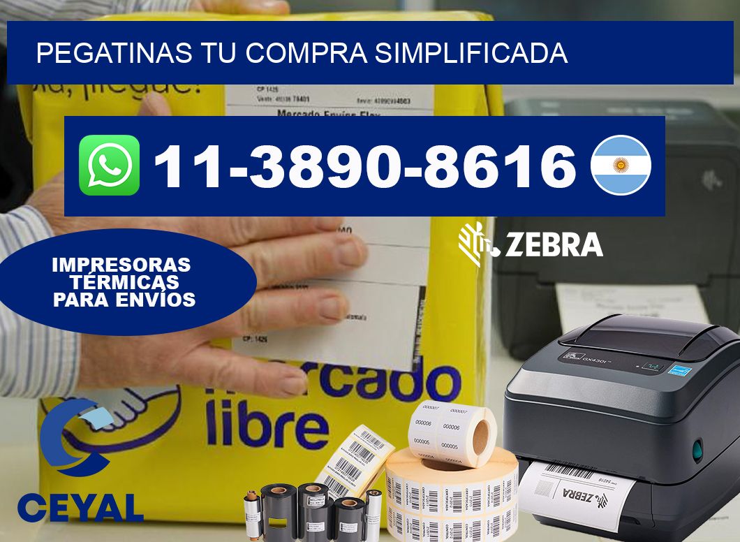 PEGATINAS Tu compra simplificada