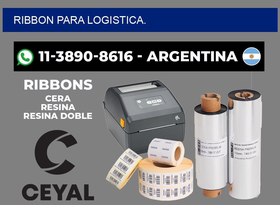 RIBBON PARA LOGISTICA.