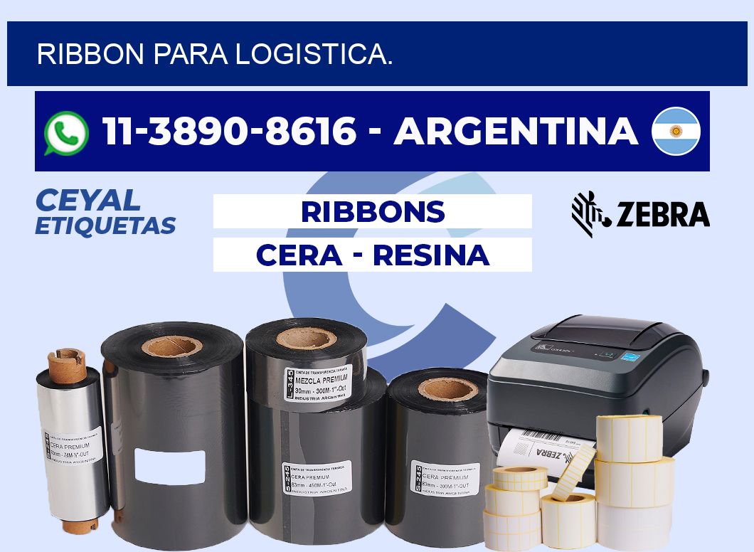 RIBBON PARA LOGISTICA.