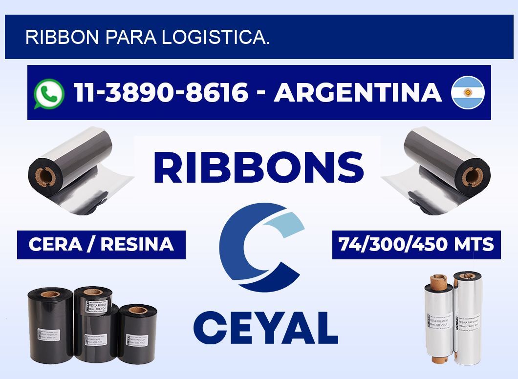 RIBBON PARA LOGISTICA.